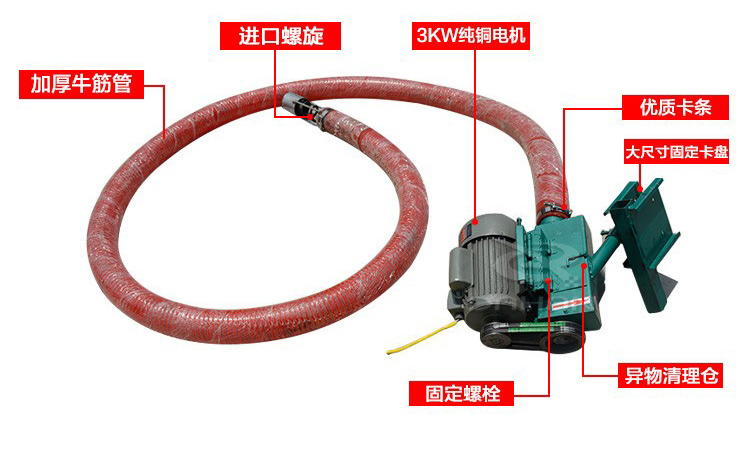 車載軟管吸糧機結構